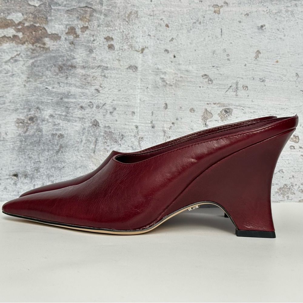 SAM EDELMAN Vonn Heeled Mule - French Burgundy